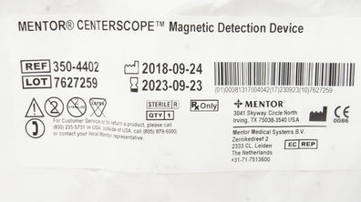 Mentor 350-4402 Centerscope Magnetic Detection Device (x)